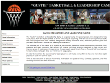 Tablet Screenshot of gustiebasketballcamp.com